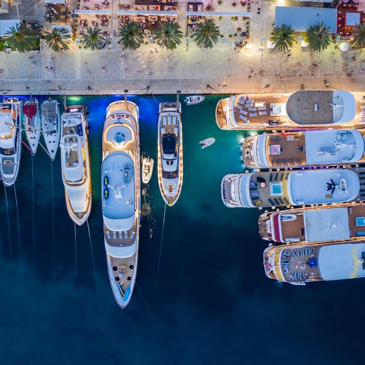 Yachting lifestyle scene